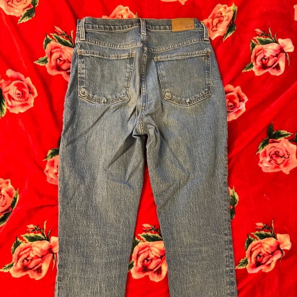 Madewell Perfect Vintage Jeans in Drayton Wash Women’s Size 28 High Rise Tapered - Picture 9 of 16